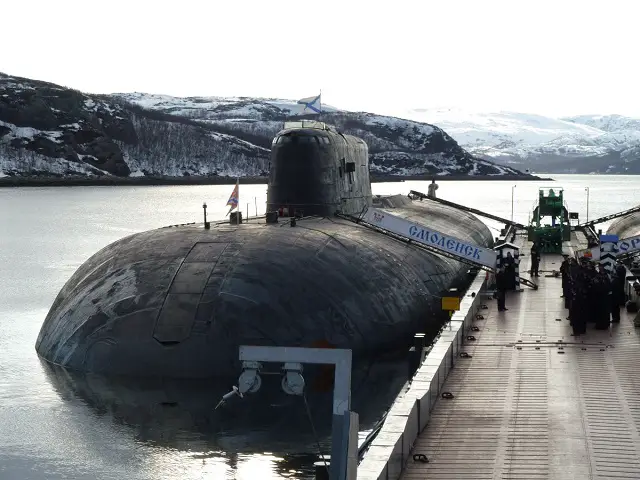 Project 949A Antey nuclear powered attack submarine Smolensk 