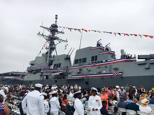US Navy Commissions DDG 51 Flight IIA Restart USS Rafael Peralta DDG 115