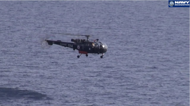 French Navy Alouette III