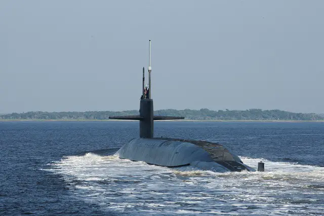 Ohio class ballistic missile submarine USS Alaska SSBN 732