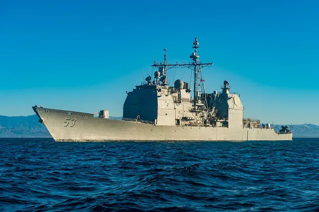 USS Mobile Bay testing updated AEGIS Baseline 9 1