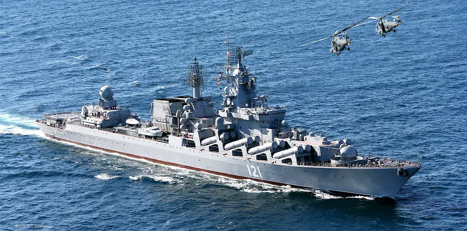 Russian Navy Cruiser Moskva to be Overhauled in Crimea