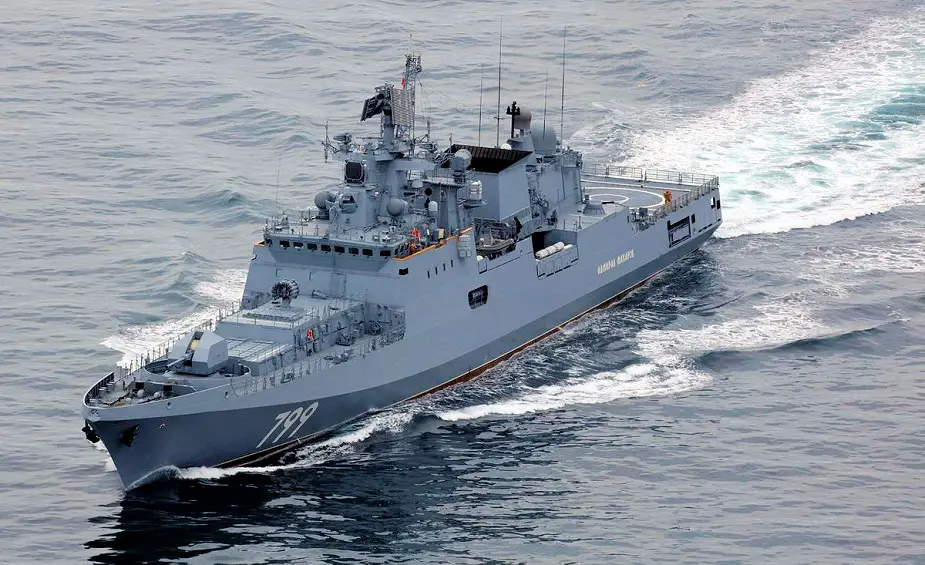 Russian Project 11356 Frigate Admiral Makarov Heading to Black Sea