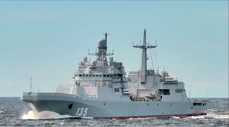 Russian Navy Project 11711 Landing Ship LST Ivan Gren to Complete Trials