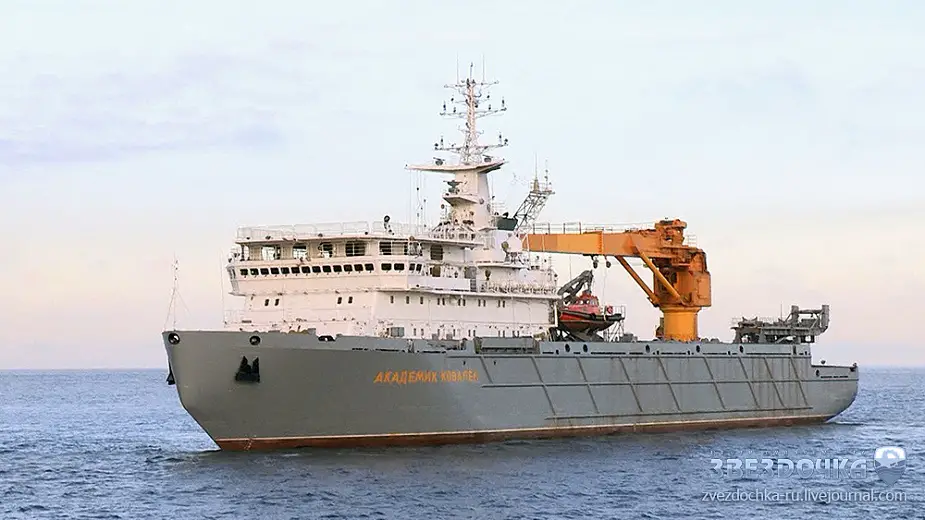 Project 20180TV Academician Kovalyov armament support ship