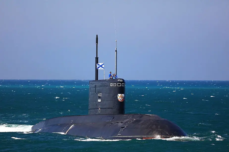 Russian Submarine Krasnodar Hides on Ocean Floor during Black Sea Drills