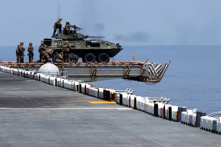 USS Wasp US Marines Conduct DATF Drill in South China Sea 1