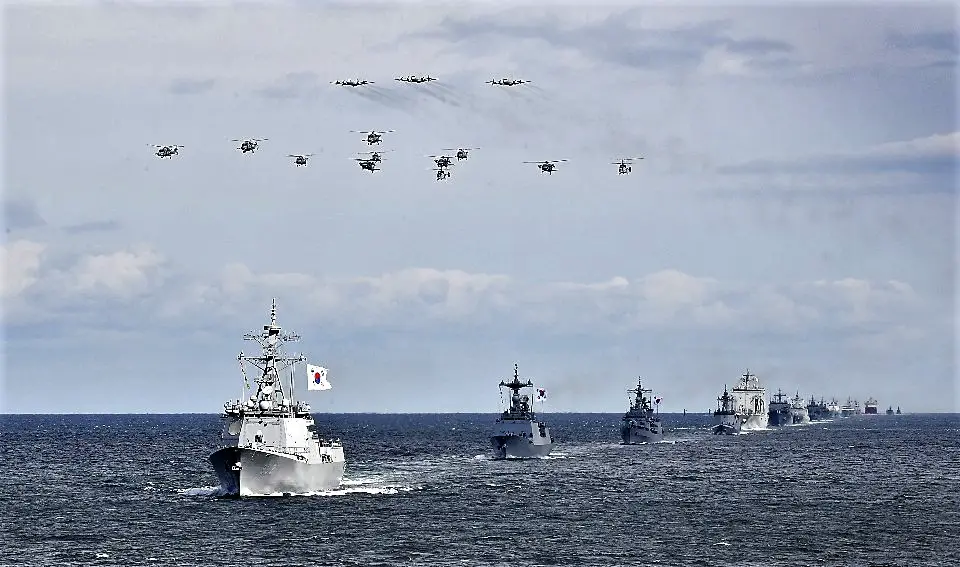 Video R.O.K Navys International Fleet Review in Jeju Island South Korea