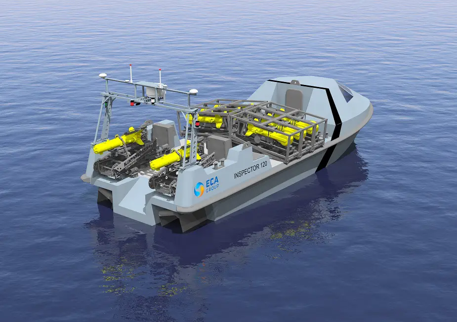 ECA Group Unveils New INSPECTOR 120 12 Meters USV for MCM 1