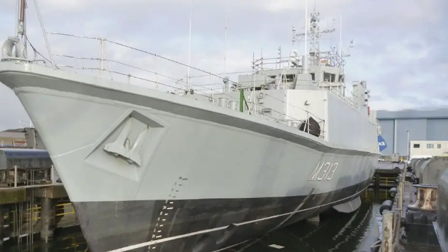 Babcock completed upgrade of Estonian minehunter vessels