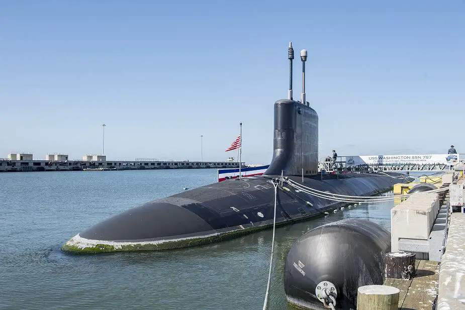 U.S. Navy awards General Dynamics repair contract for USS Washington SSN 787 submarine 925 001