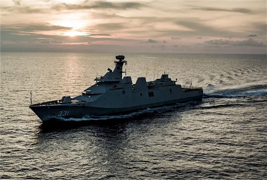 DAMEN Shiyards have completed installation of combat systems on Indonesian SIGMA 10514 guided missile frigate 925 001