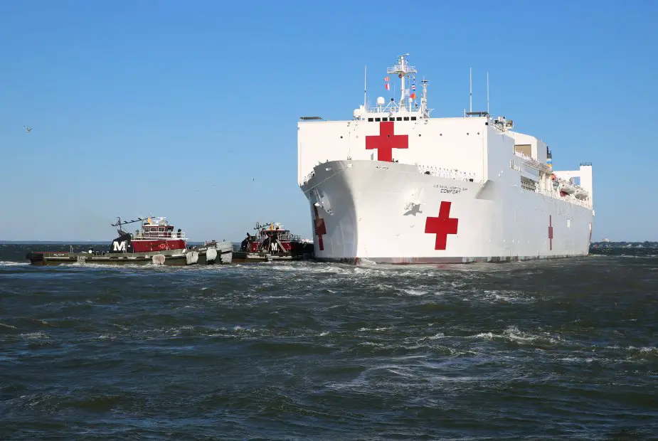 US Navy Hospital Ship USNS Comfort departed for Medical Mission