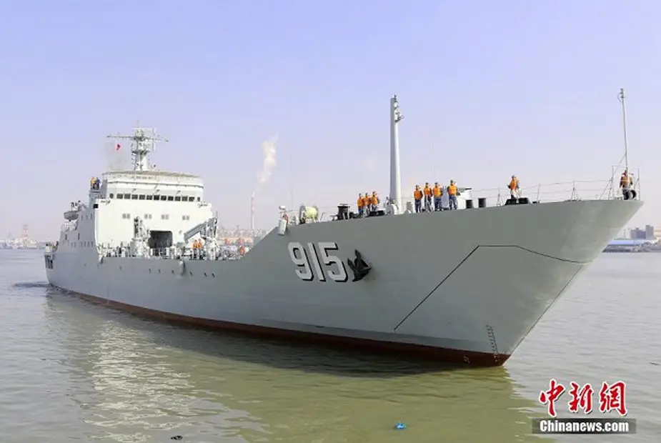 PLAN landing ship group conducted exercises in the Yellow Sea