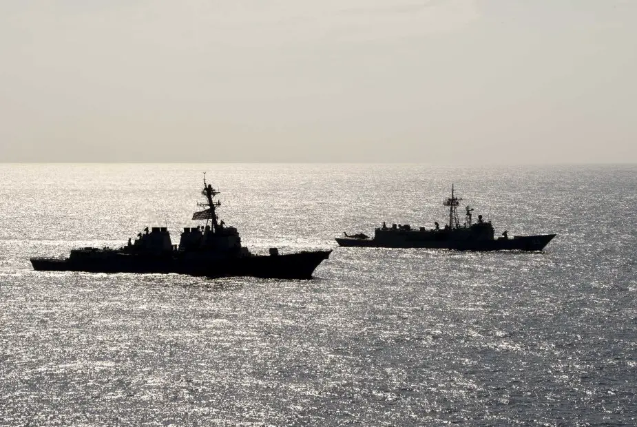 USS Preble and HMAS Melbourne conducted FONOP in the South China Sea