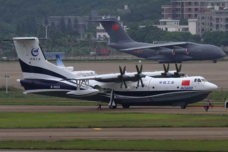 China to resume testing AVIC AG600 Kunlong flying boat
