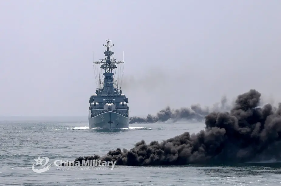 Chinese Navy Frigate Jiaxing participates in week long maritime operations 925 001