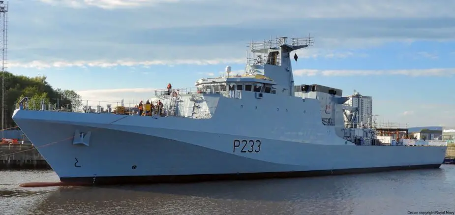 Royal Navy carries on testing of its newest ship HMS Tamar