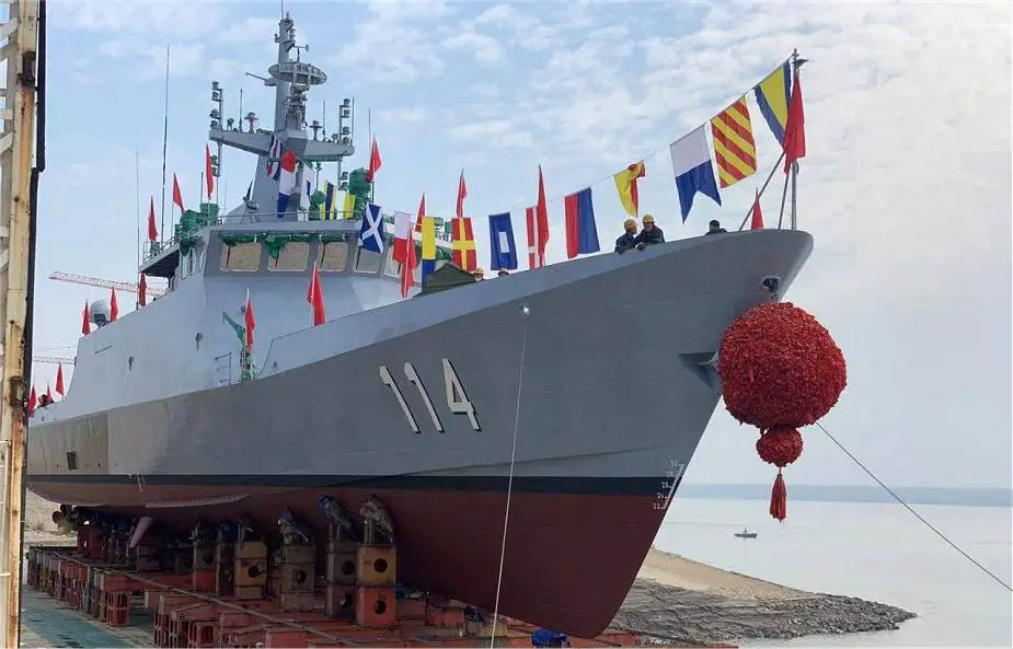 Chinese shipyard completes construction phase of fourth Littoral Mission  Ship for Malaysian Navy