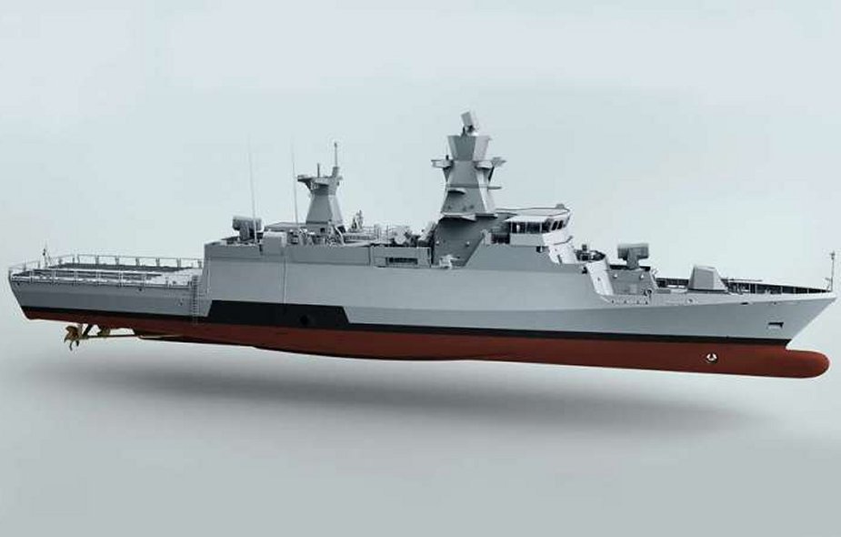 Keel Laying of the New Emden Corvette for the German Navy 925 001