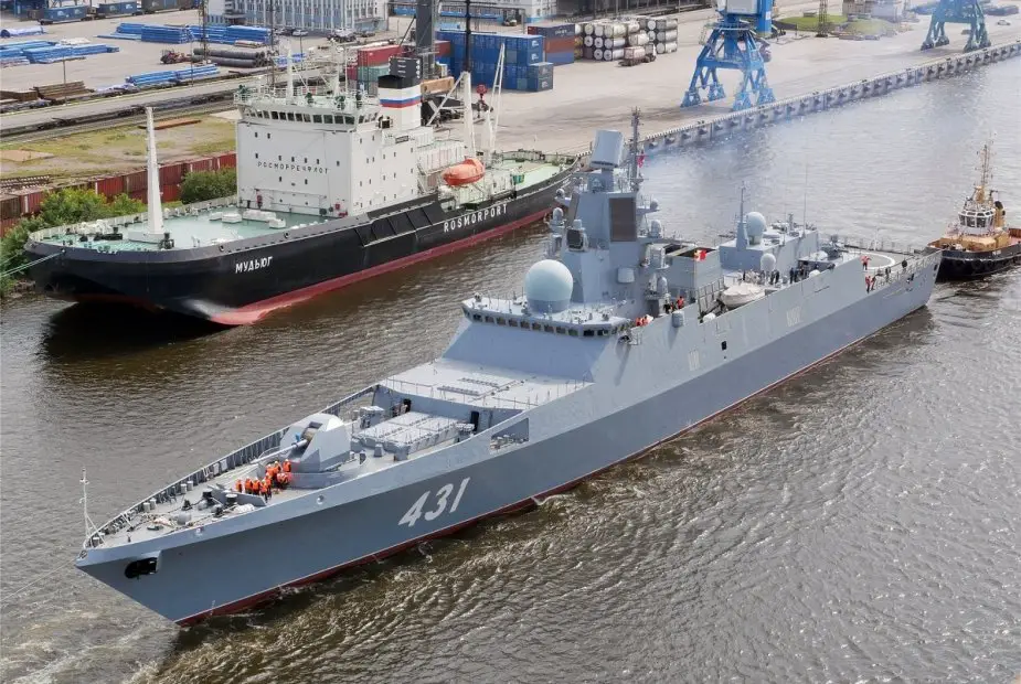 Admiral Kasatonov frigate of Project 22350 joins the Russian Navy 925 001