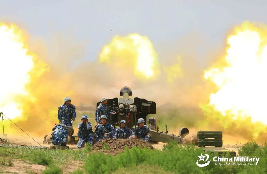 Brigade of Marine Corps under PLA Navy holding live fire training exercise 925 003