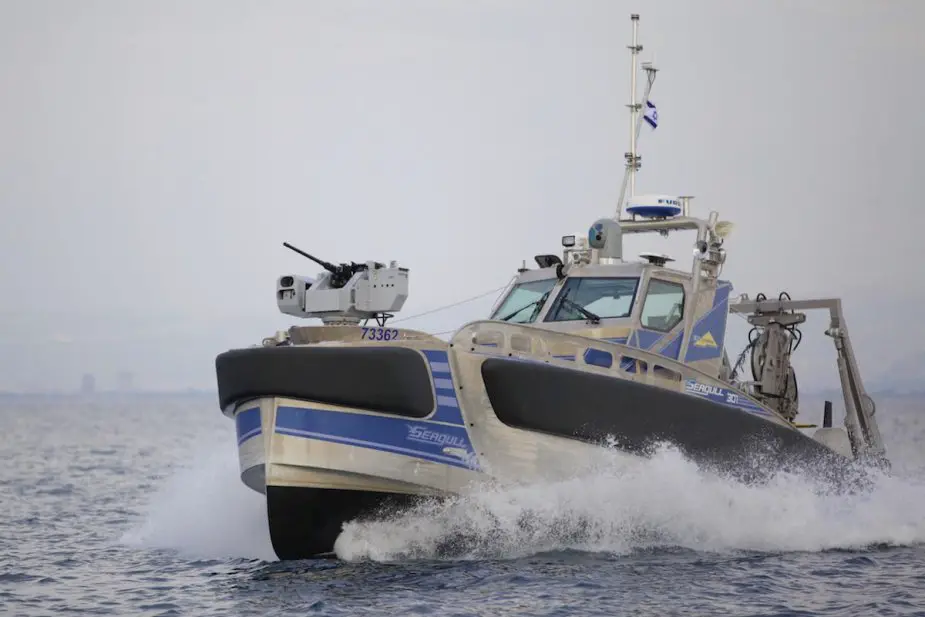 Elbit Systems and Israeli Navy trial Seagull USV with onboard mini USV 925 001