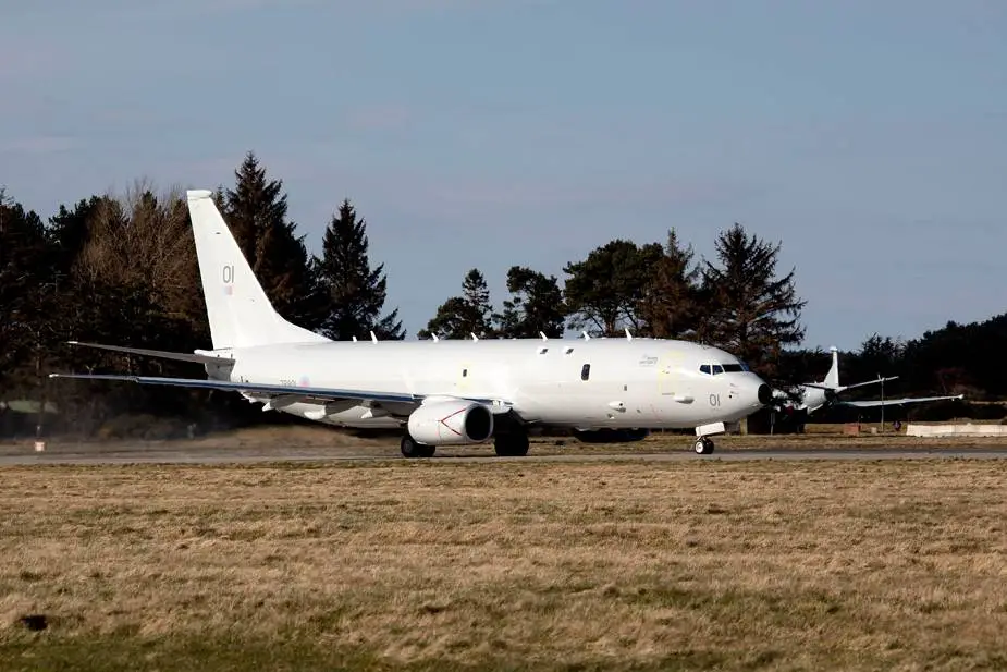 First NATO exercise for British Air Force P 8 Poseidon maritime patrol aircraft 925 001
