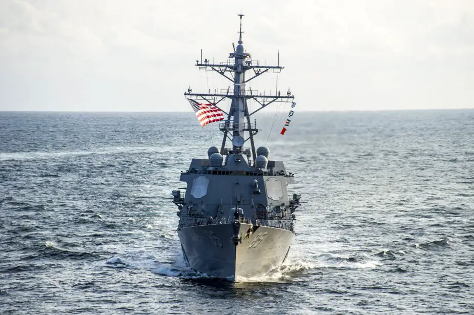 Guided Missile Destroyer USS McCampbell Returns to U.S. for Modernization 925 003