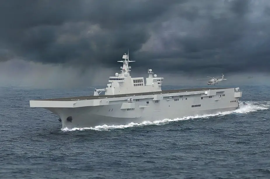 Maiden voyage for Chinas Type 075 amphibious assault ships coming soon 925 001