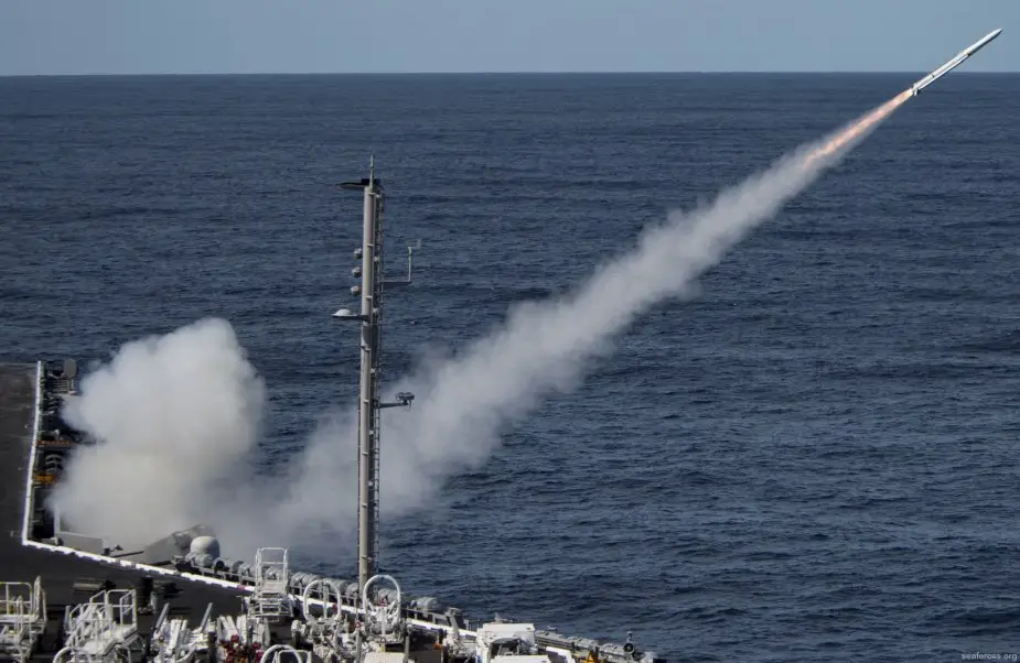 Royal Australian Navy HMAS Ballarat successfully fires Evolved Sea Sparrow Missile video 925 001