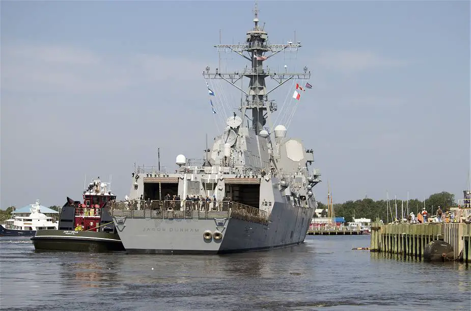 US Navy USS Jason Dunham Arleigh Burke destroyer returns to the fleet after maintenance 925 001