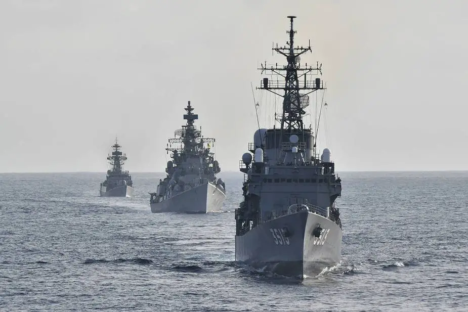 India and Japan navies conduct sea training exercise at the Indian Ocean 925 001