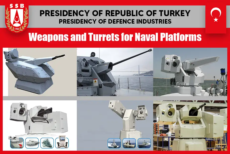 Analysis Weapons and Turrets of Turkish Industry for Naval Platforms 925 000