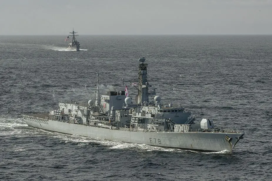 British Royal Navy HMS Kent Type 23 Duke class frigate concludes operations in the Arctic 925 001