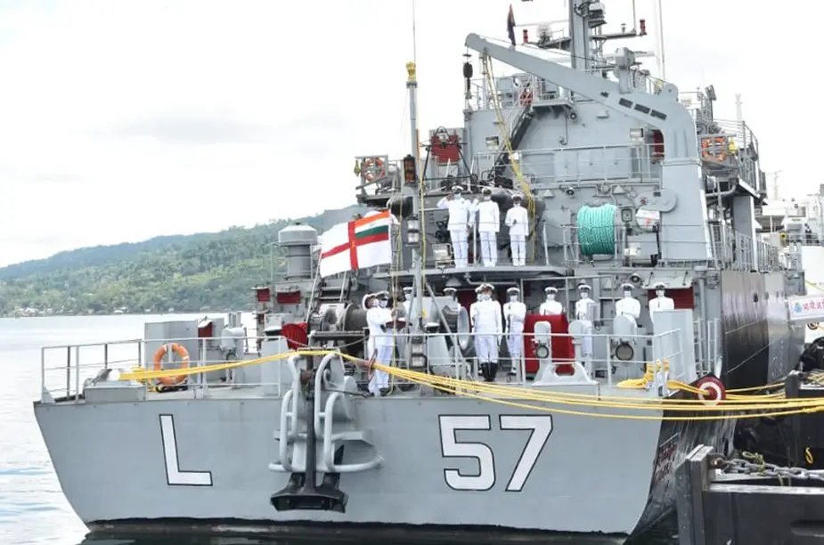 Commissioning of Seventh Ship of Landing Craft Utility MK IV INLCU L57 for Indian Navy 925 002