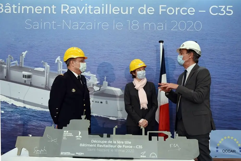 First New Replenishment Vessels construction for the French Navy Begins 925 002