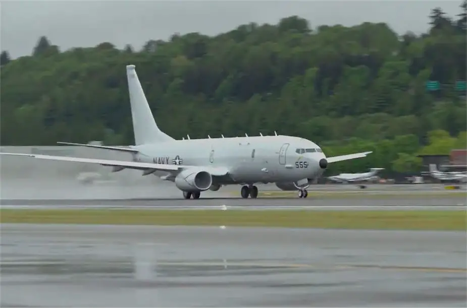 US Navy receives its 100th P 8A Poseidon Multimission Maritime Aircraft from Boeing 925 001