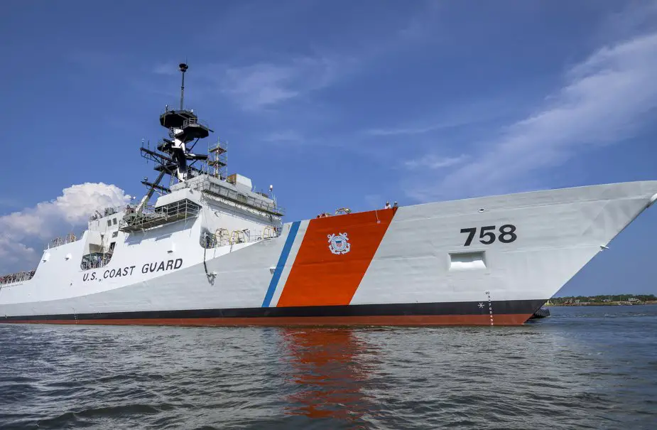 US National Security Cutter Stone WMSL 758 Christened at Ingalls Shipbuilding 925 001