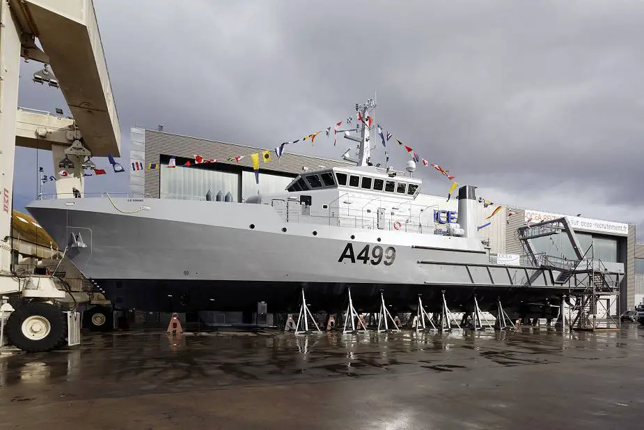 Russian Vyborg Shipyard laid the Purga ice class coastguard ship of project 23550 925 001