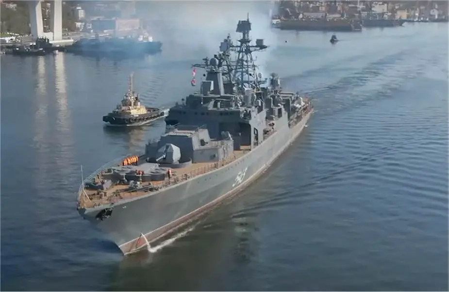 Russian Navy modernized Marshal Shaposhnikov destroyer will start sea