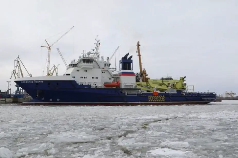 Russian Vyborg Shipyard laid the Purga ice class coastguard ship of project 23550 925 001