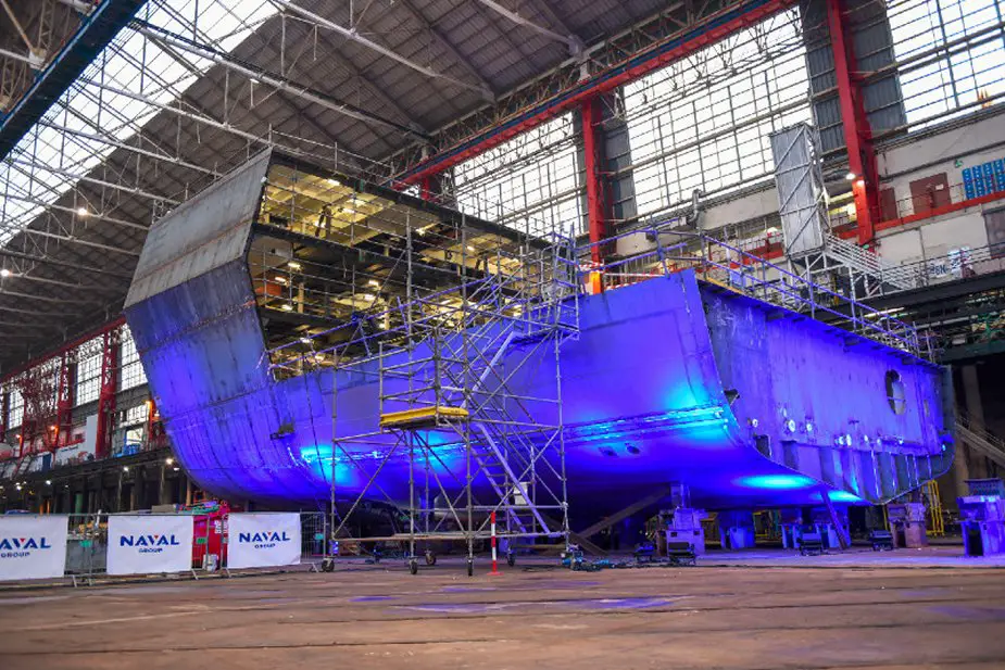 Russian Vyborg Shipyard laid the Purga ice class coastguard ship of project 23550 925 001