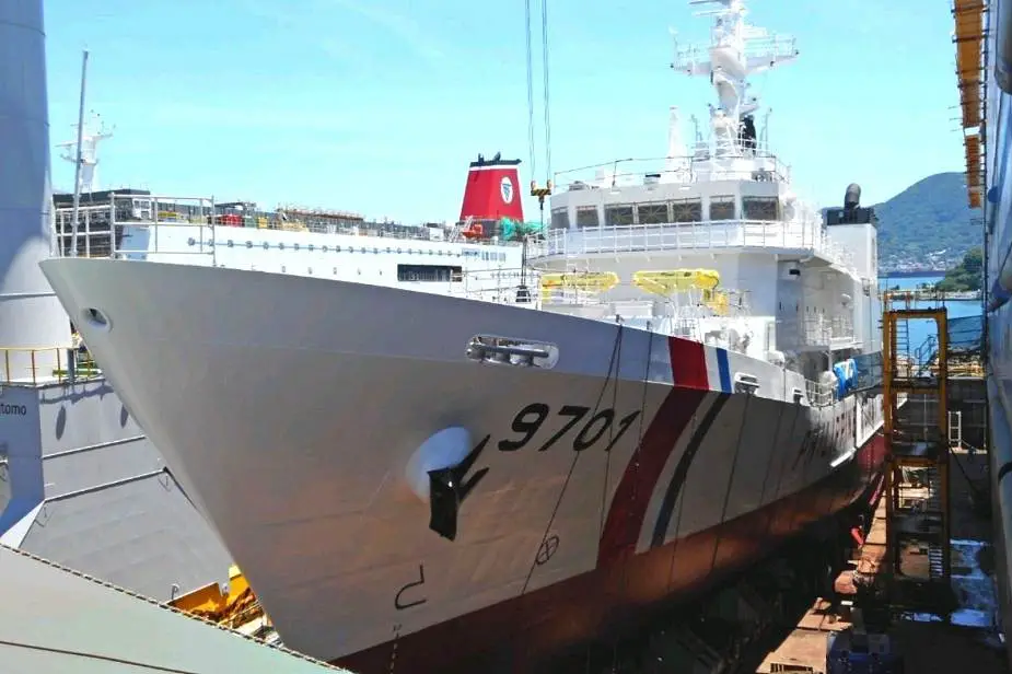 Russian Vyborg Shipyard laid the Purga ice class coastguard ship of project 23550 925 001