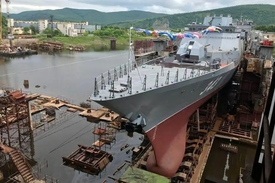 Russian Vyborg Shipyard laid the Purga ice class coastguard ship of project 23550 925 001