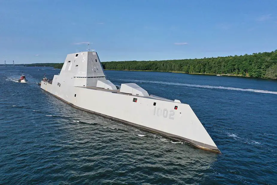 Future USS Lyndon B Johnson Zumwalt-class destroyer for US Navy ...