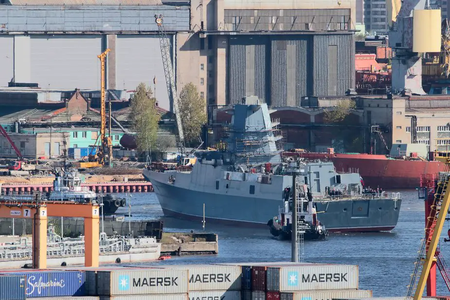 Russian Vyborg Shipyard laid the Purga ice class coastguard ship of project 23550 925 001