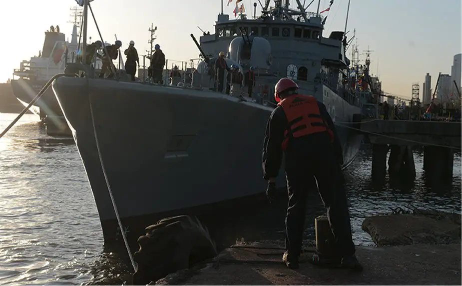 Russian Vyborg Shipyard laid the Purga ice class coastguard ship of project 23550 925 001