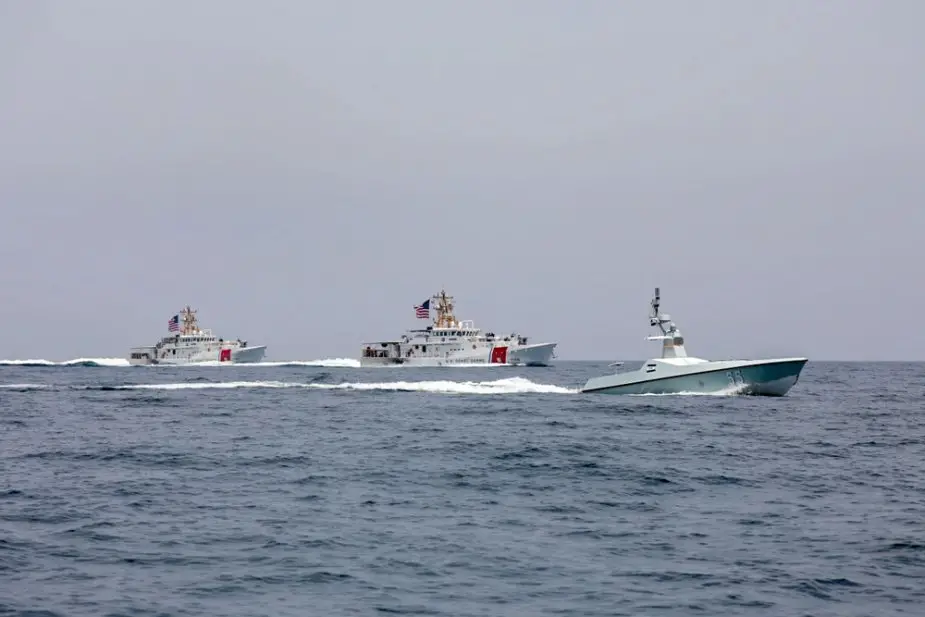 US Navy's MAST-13 USV transits Strait of Hormuz