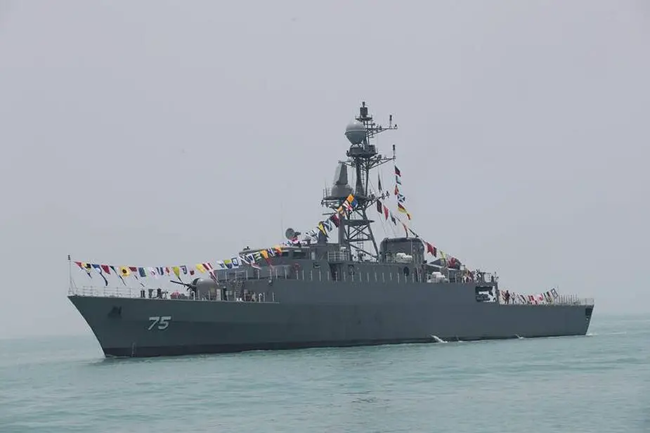 Iran Navy frigate IRIS Dena in sails for Rio de Janeiro in Brazil